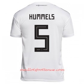Maillot/Tenue Allemagne Hummels 5 Domicile Coupe du monde 2018